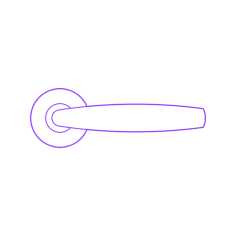 Buildings Door Handles Aurelia Door Handle Sticker Outline Svg File, Free Vectors File